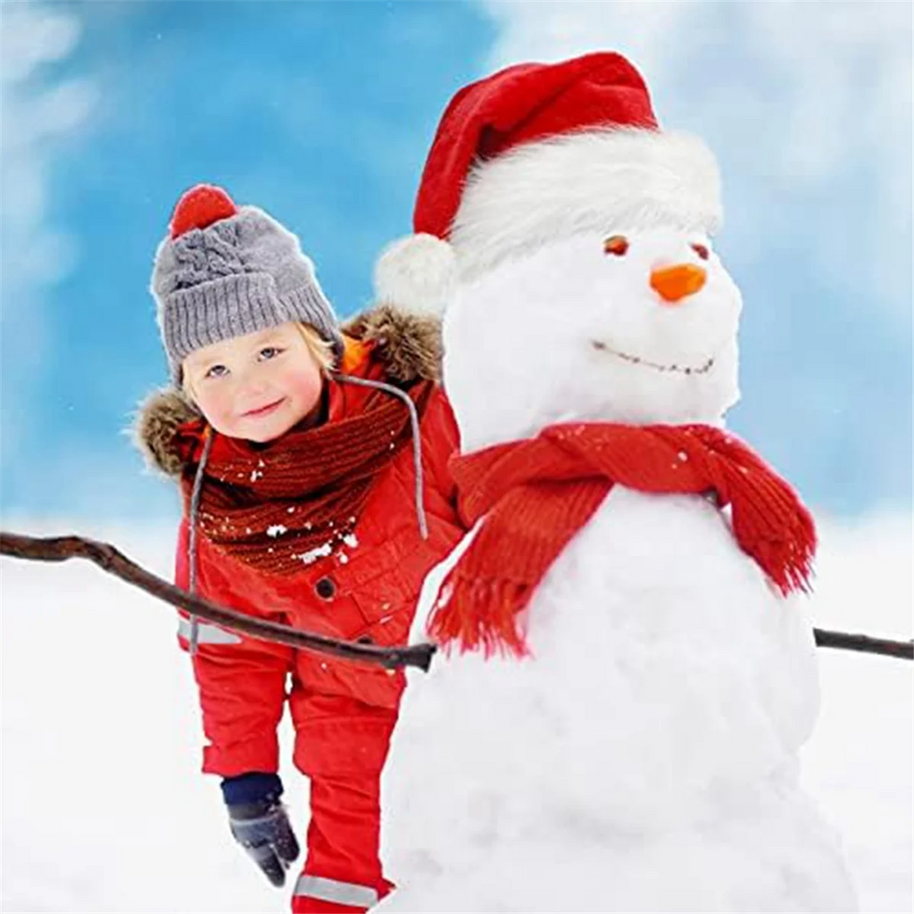 Christmas Hat, Santa Hat Holiday for Adults Unisex Comfort Extra Thicken Fur Xmas Hat for New Year Festive Party