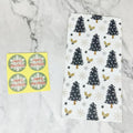 Christmas Kraft Paper Bags Merry Christmas Cookie Candy Gift Packaging Bags 2026 New Year Party Favors Packing Supplies