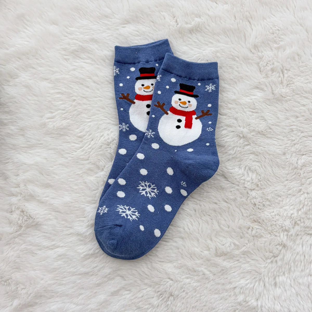Creative Christmas Socks Autumn Winter Snowman Cartoon Socks European American New Year Fashion Funny Socks Santa Claus for Gift