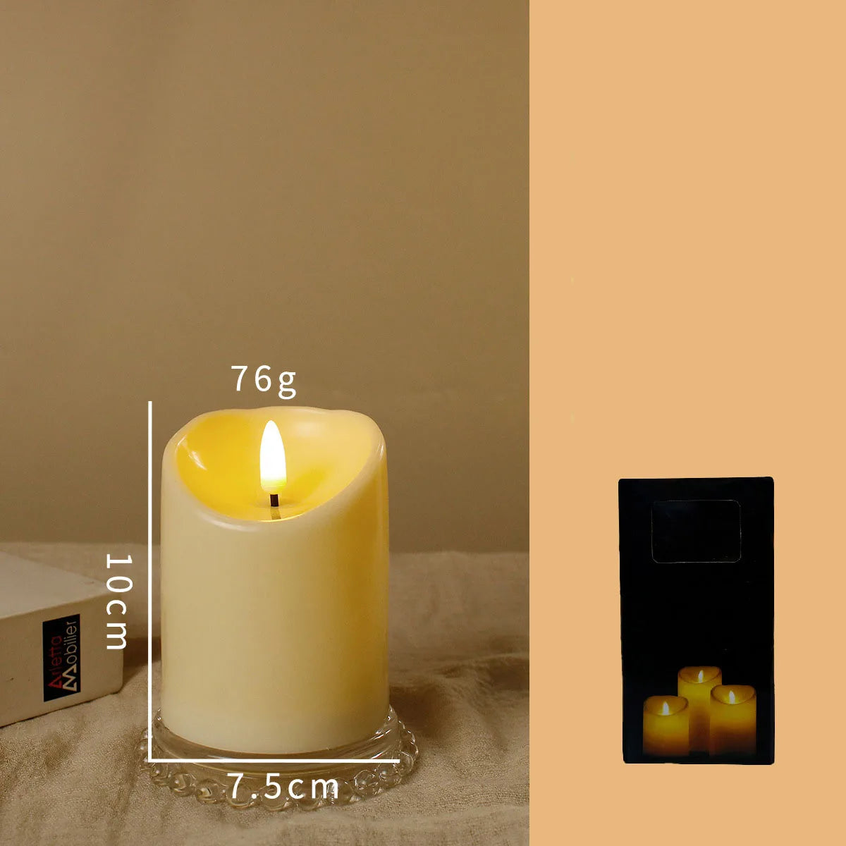 1PC Wholesale LED Candles Flameless Flickering Light Flameless Candle for Christmas Wedding Decor Birthday Party Supplie